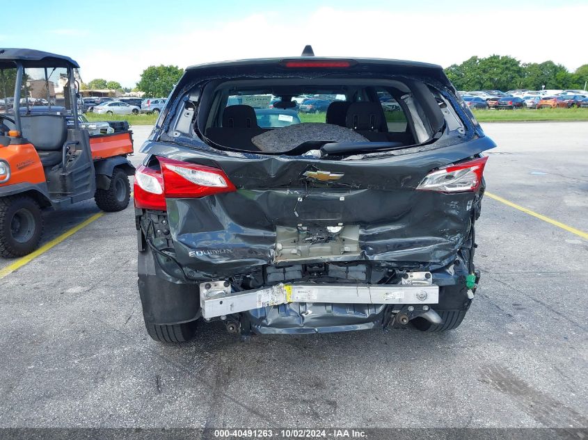 2020 Chevrolet Equinox Fwd Lt 1.5L Turbo VIN: 2GNAXKEV4L6265863 Lot: 40491263