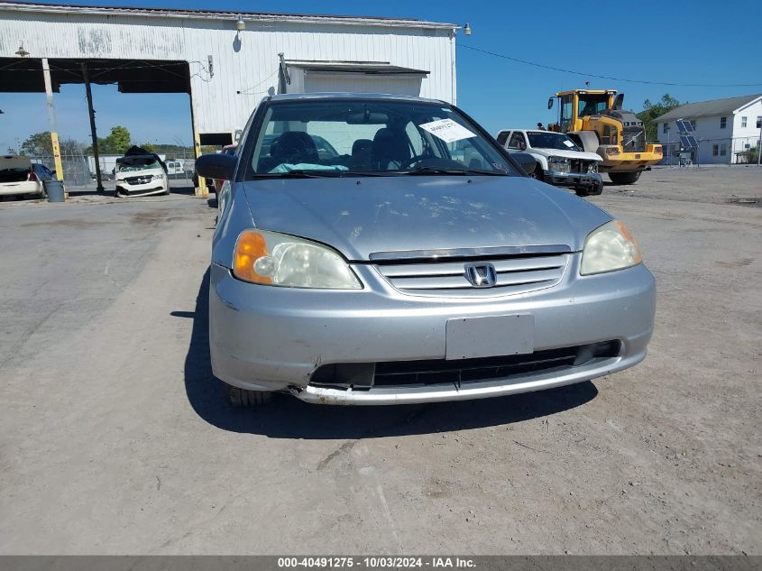 2003 Honda Civic Lx VIN: 2HGES16533H577213 Lot: 40491275