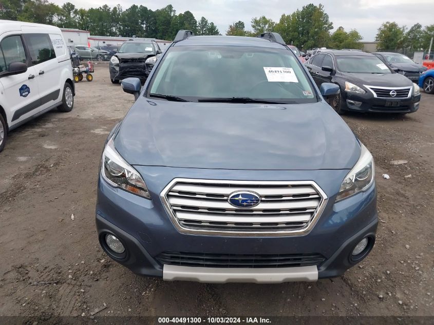 2015 Subaru Outback 2.5I Limited VIN: 4S4BSBNC2F3257889 Lot: 40491300