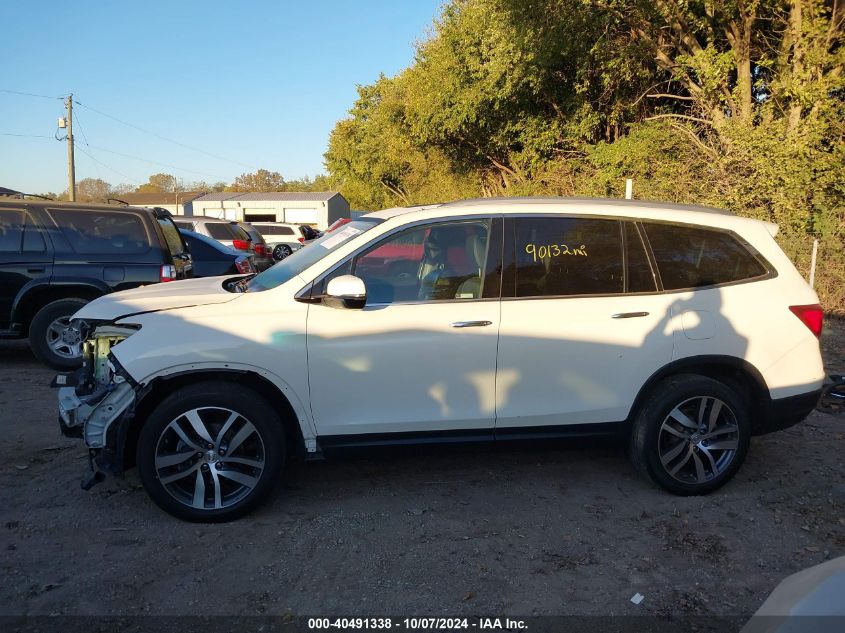 2017 Honda Pilot Elite VIN: 5FNYF6H02HB098860 Lot: 40491338