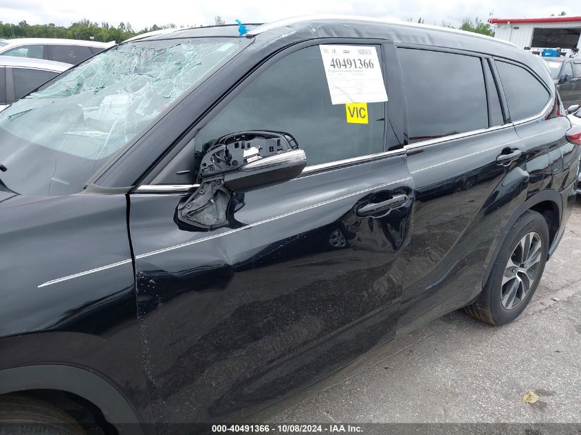 2021 Toyota Highlander Xle VIN: 5TDGZRAH6MS060462 Lot: 40491366