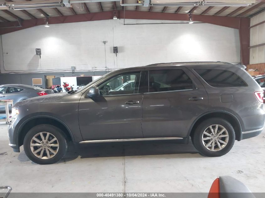 2014 Dodge Durango Sxt VIN: 1C4RDJAG6EC550614 Lot: 40491380