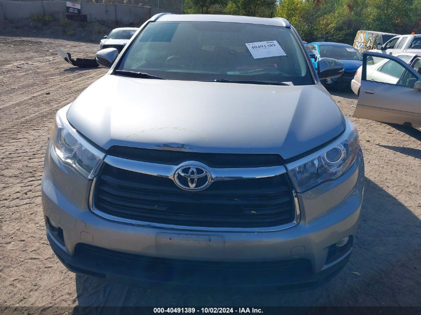 5TDJKRFHXGS339713 2016 Toyota Highlander Xle V6