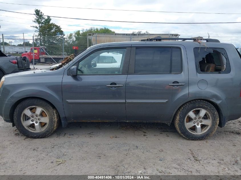 2011 Honda Pilot Ex-L VIN: 5FNYF4H58BB032787 Lot: 40491406