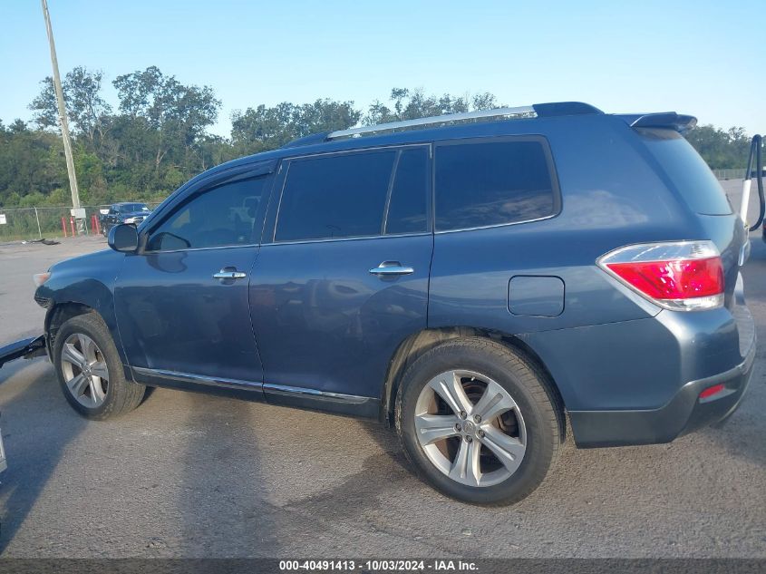 5TDYK3EH2DS122634 2013 Toyota Highlander Limited V6