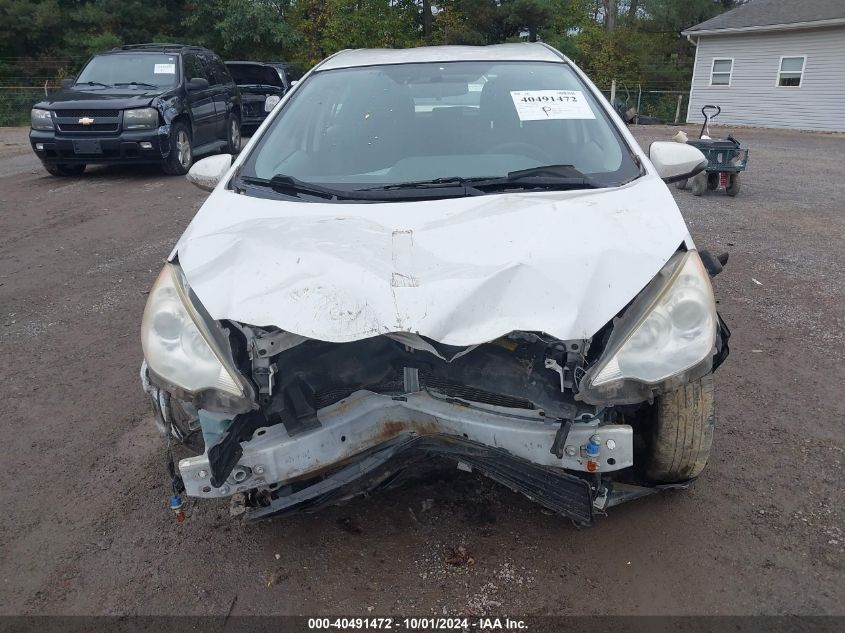 JTDKDTB36C1010407 2012 Toyota Prius C Three