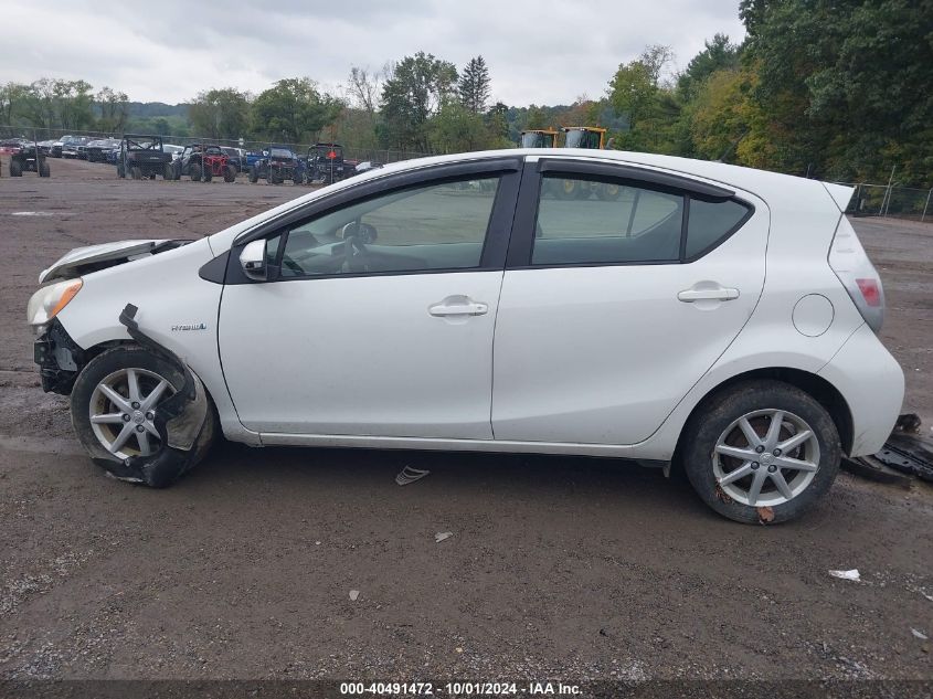 2012 Toyota Prius C Three VIN: JTDKDTB36C1010407 Lot: 40491472