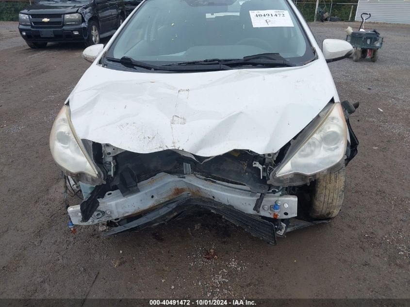 JTDKDTB36C1010407 2012 Toyota Prius C Three