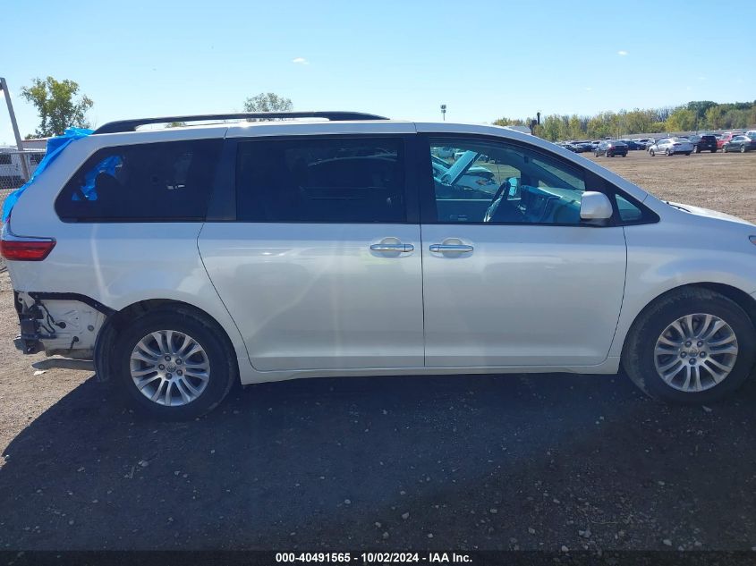 2016 Toyota Sienna Xle 8 Passenger VIN: 5TDYK3DC7GS718154 Lot: 40491565