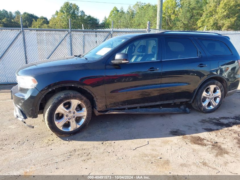 2014 Dodge Durango Limited VIN: 1C4RDHDG4EC520225 Lot: 40491573