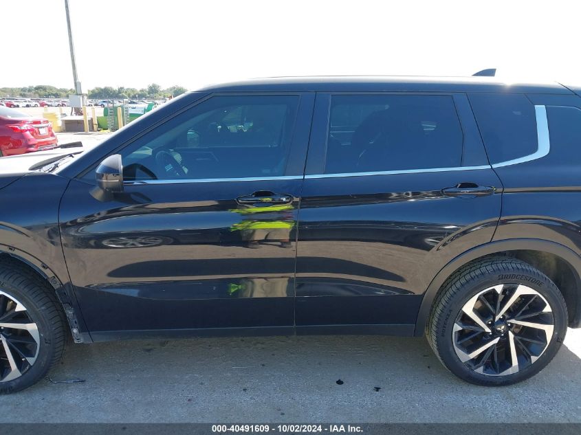 2022 Mitsubishi Outlander Black Edition 2Wd/Se 2.5 2Wd/Se Launch Edition 2Wd VIN: JA4J3UA81NZ090800 Lot: 40491609