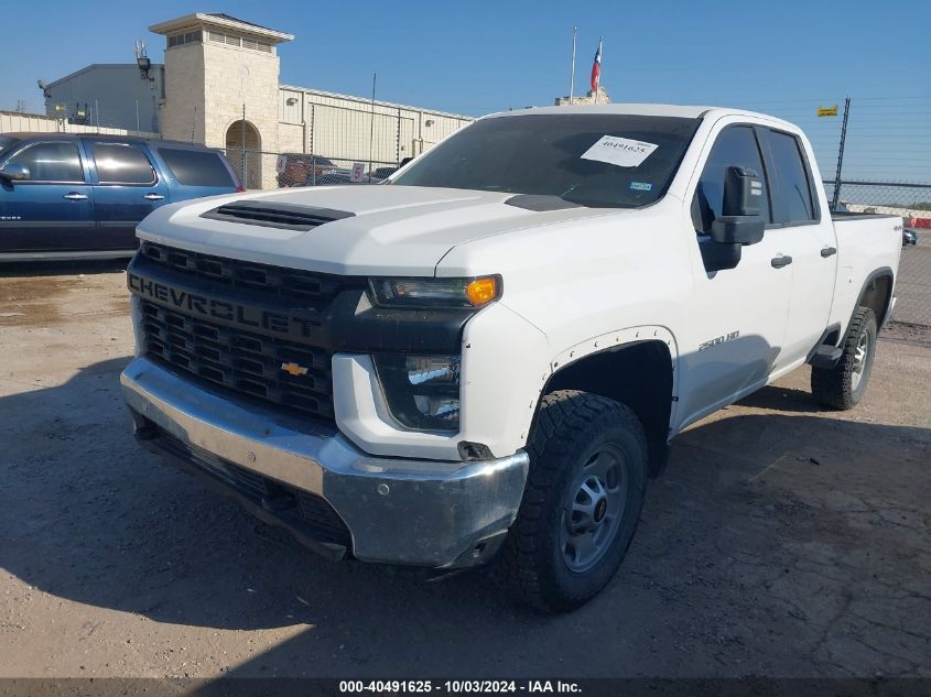 2021 Chevrolet Silverado 2500Hd 4Wd Standard Bed Wt VIN: 1GC5YLE74MF281020 Lot: 40491625