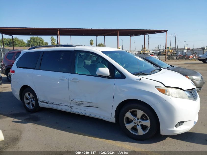 5TDKK3DCXDS299086 2013 Toyota Sienna Le V6 8 Passenger