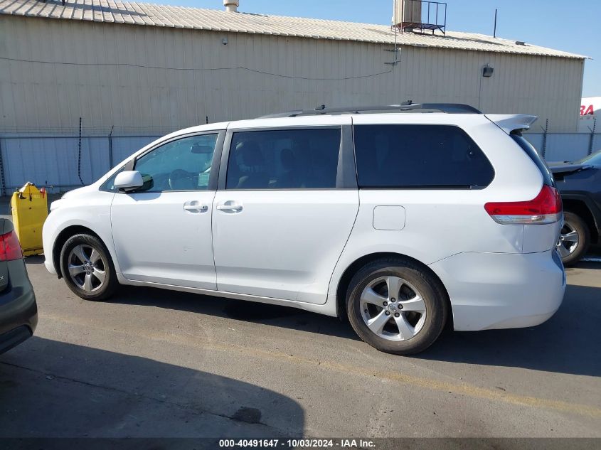 2013 Toyota Sienna Le V6 8 Passenger VIN: 5TDKK3DCXDS299086 Lot: 40491647