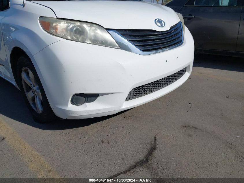 2013 Toyota Sienna Le V6 8 Passenger VIN: 5TDKK3DCXDS299086 Lot: 40491647