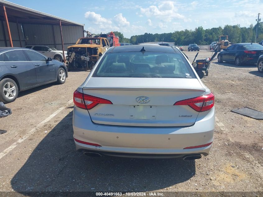 2015 Hyundai Sonata Limited VIN: 5NPE34AF5FH194690 Lot: 40491663