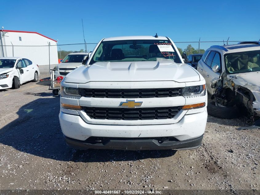 2018 Chevrolet Silverado 1500 Custom VIN: 1GCRCPEH8JZ104576 Lot: 40491667