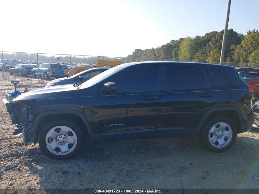 1C4PJLAB2EW273703 2014 Jeep Cherokee Sport