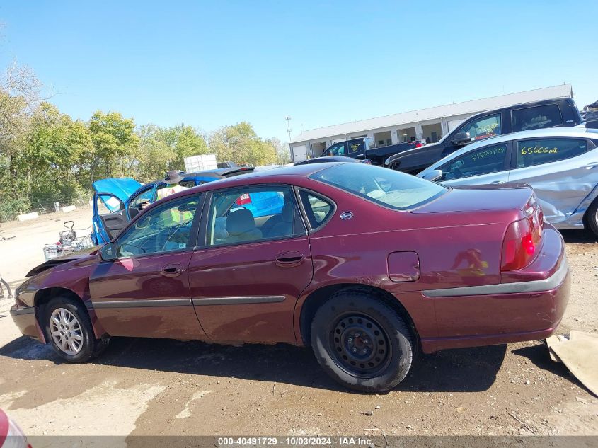 2004 Chevrolet Impala VIN: 2G1WF52E249198793 Lot: 40491729