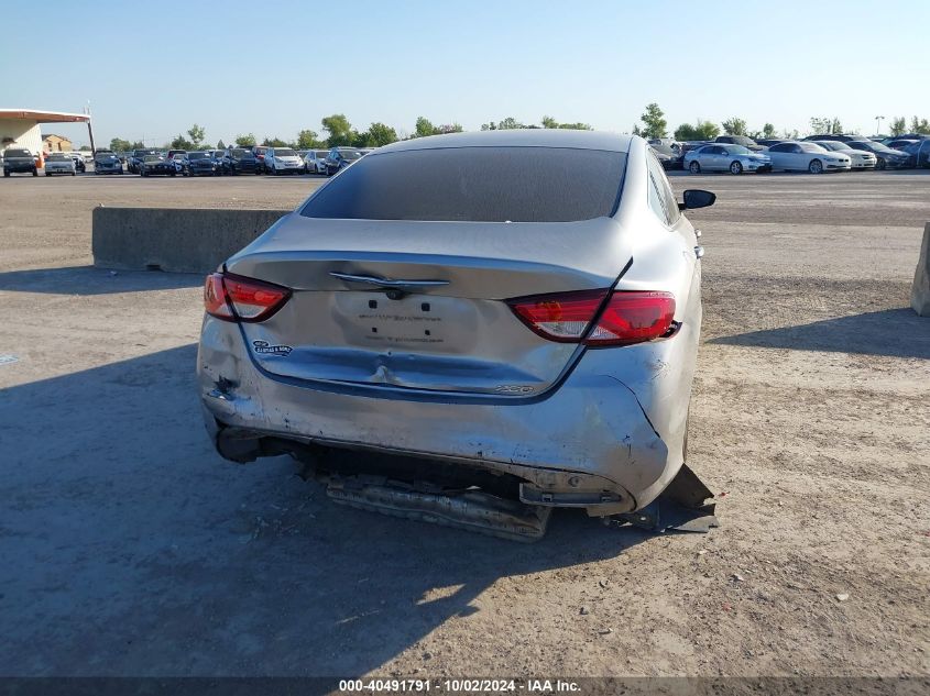 2015 Chrysler 200 Limited VIN: 1C3CCCABXFN751354 Lot: 40491791