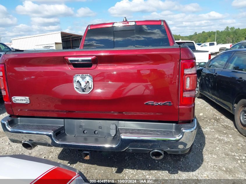 2019 Ram 1500 Longhorn 4X4 5'7 Box VIN: 1C6SRFKT9KN544244 Lot: 40707299