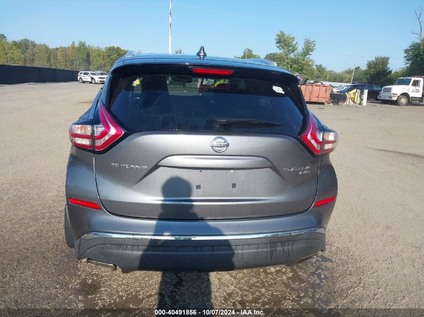 VIN 5N1AZ2MH2GN168222 2016 Nissan Murano, Platinum no.17