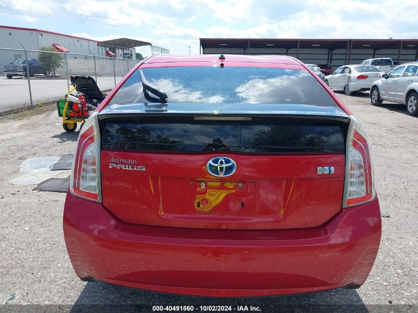 2013 Toyota Prius Two VIN: JTDKN3DU3D0337907 Lot: 40491860