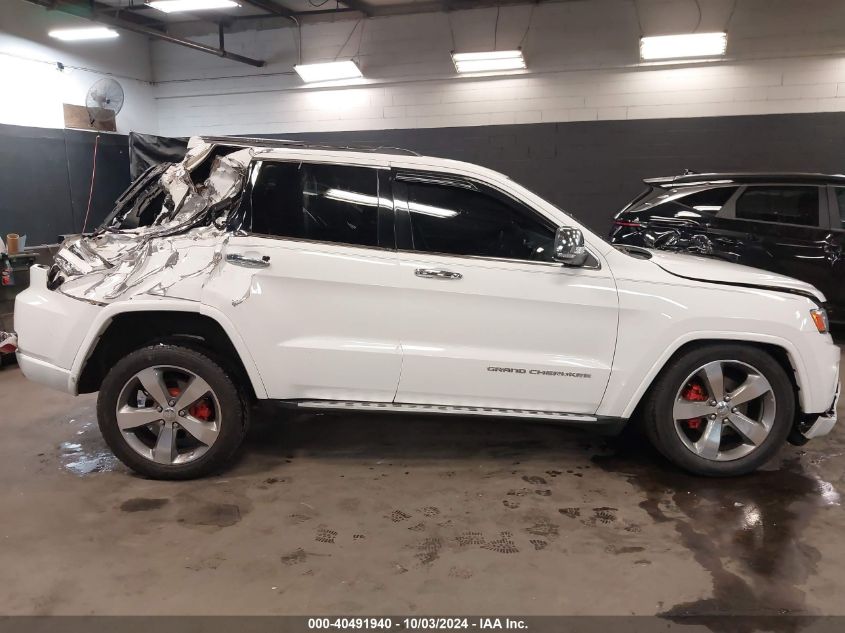 2014 Jeep Grand Cherokee Overland VIN: 1C4RJFCG4EC547620 Lot: 40491940