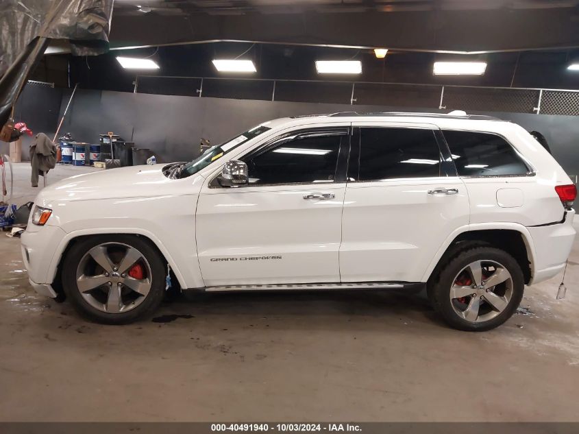 2014 Jeep Grand Cherokee Overland VIN: 1C4RJFCG4EC547620 Lot: 40491940