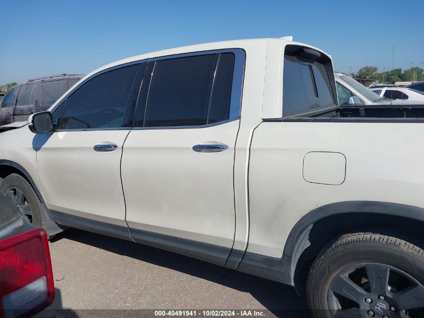 2017 Honda Ridgeline Rtl-E VIN: 5FPYK3F75HB034894 Lot: 40491941