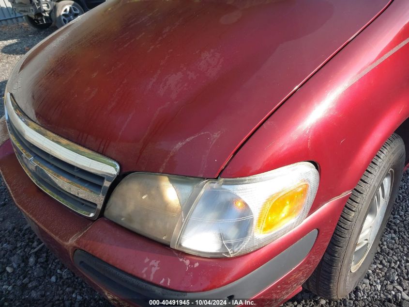 1GNDX03E32D204279 2002 Chevrolet Venture Ls