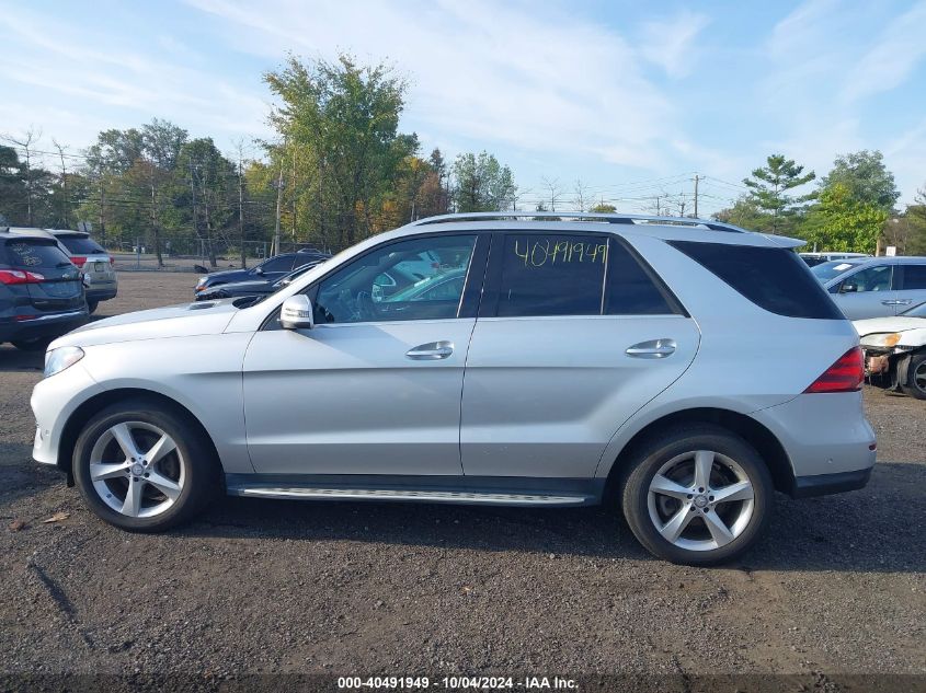 2016 Mercedes-Benz Gle 350 4Matic VIN: 4JGDA5HB6GA802506 Lot: 40491949