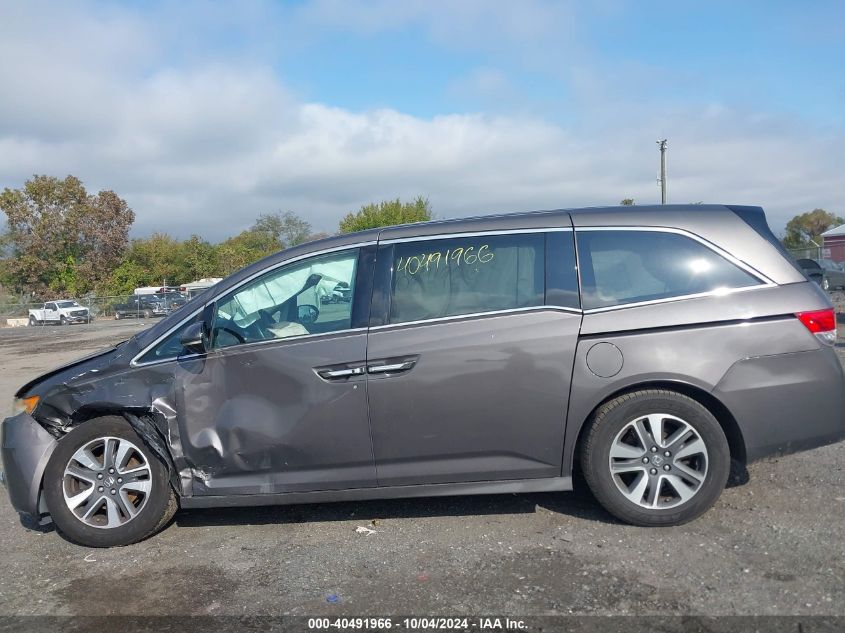 2014 Honda Odyssey Touring/Touring Elite VIN: 5FNRL5H95EB096375 Lot: 40491966