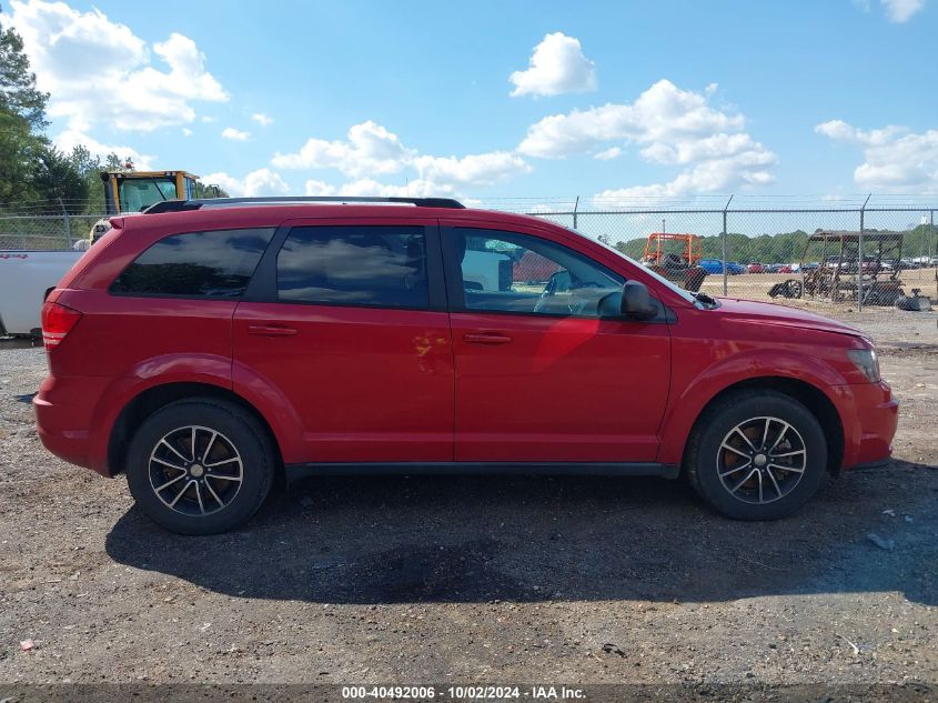 2017 Dodge Journey Se VIN: 3C4PDCAB7HT607533 Lot: 40492006