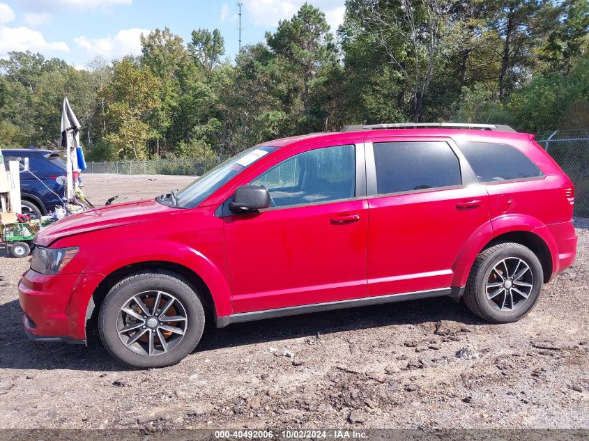 2017 Dodge Journey Se VIN: 3C4PDCAB7HT607533 Lot: 40492006