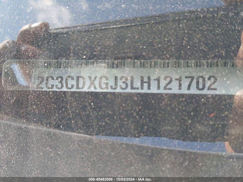 2C3CDXGJ3LH121702 2020 Dodge Charger Scat Pack Rwd