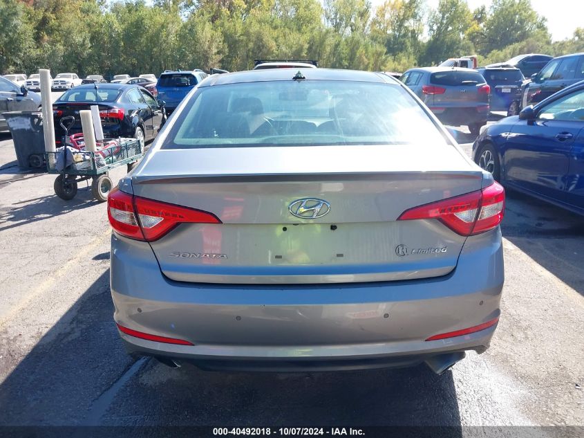 2015 HYUNDAI SONATA LIMITED - 5NPE34AF1FH104841