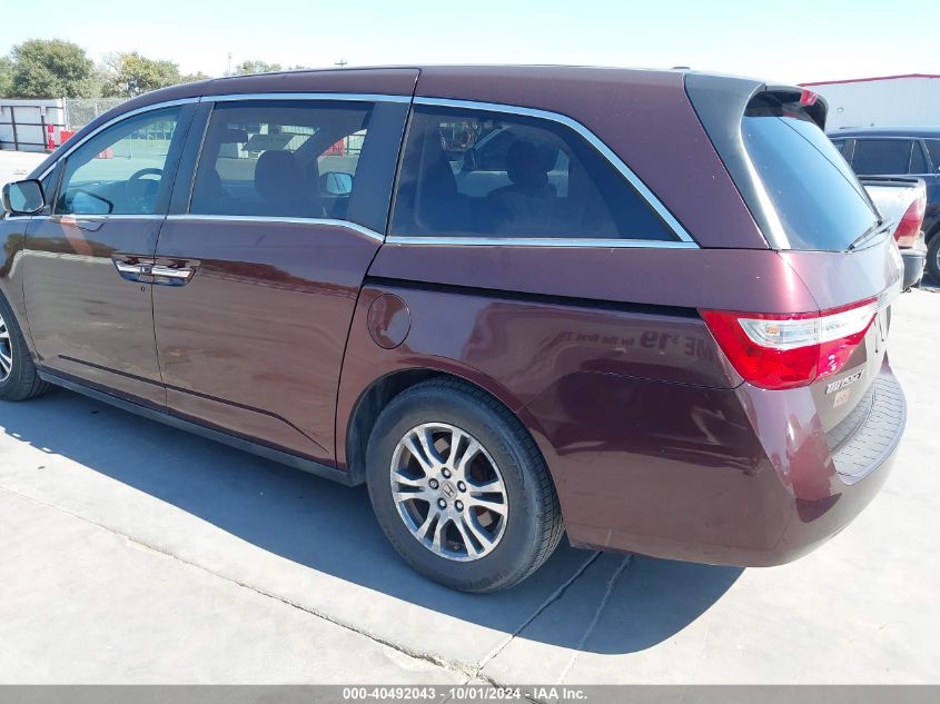 2012 Honda Odyssey Ex-L VIN: 5FNRL5H62CB016467 Lot: 40492043