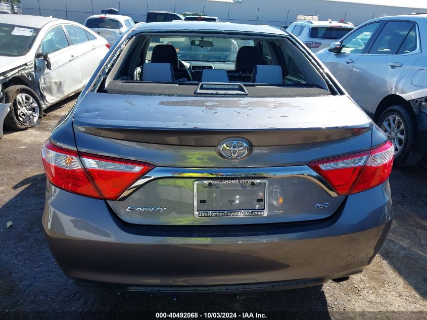 2016 Toyota Camry Se VIN: 4T1BF1FK1GU148579 Lot: 40492068