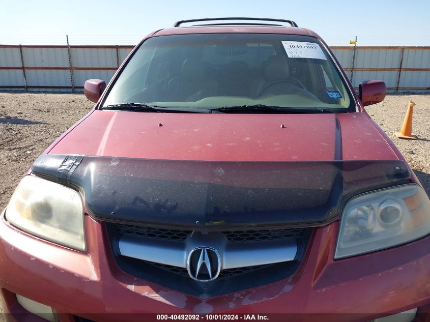 2006 Acura Mdx VIN: 2HNYD18846H524550 Lot: 40492092