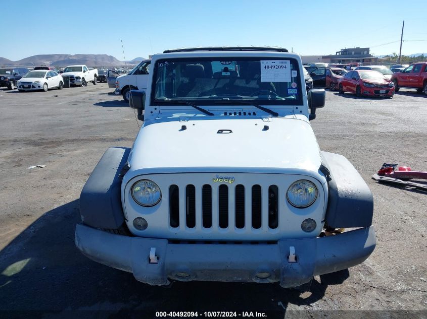 1C4GJWAG3HL611225 2017 Jeep Wrangler Sport 4X4