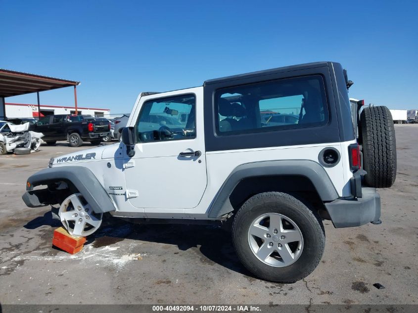 1C4GJWAG3HL611225 2017 Jeep Wrangler Sport 4X4