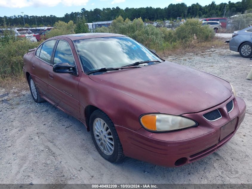 2000 Pontiac Grand Am Se1 VIN: 1G2NF52T6YM847431 Lot: 40492209