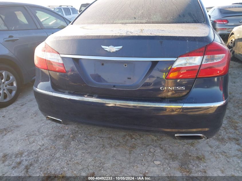 KMHGC4DD4CU188623 2012 Hyundai Genesis 3.8L