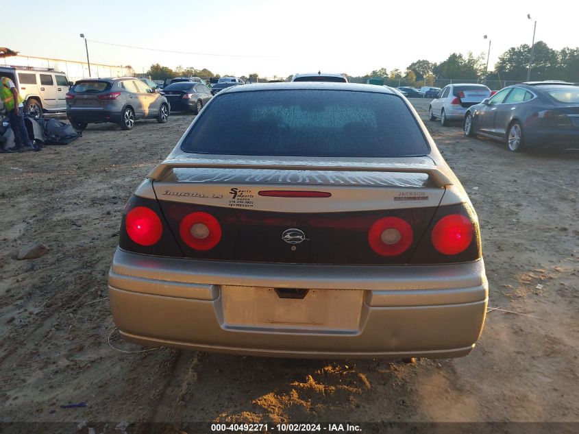 2004 Chevrolet Impala Ls VIN: 2G1WH52K649317252 Lot: 40492271