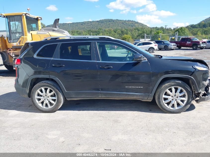 2015 Jeep Cherokee Limited VIN: 1C4PJMDS8FW736012 Lot: 40492274