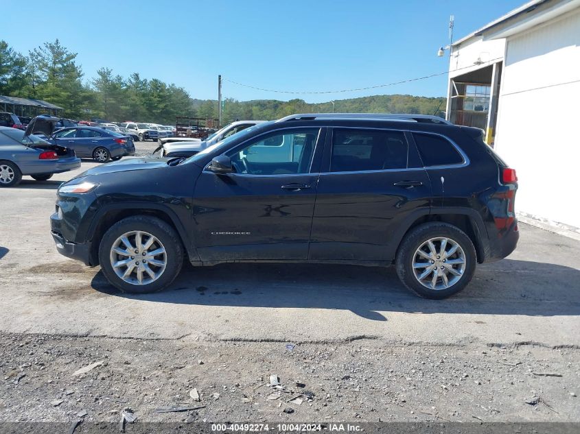 2015 Jeep Cherokee Limited VIN: 1C4PJMDS8FW736012 Lot: 40492274