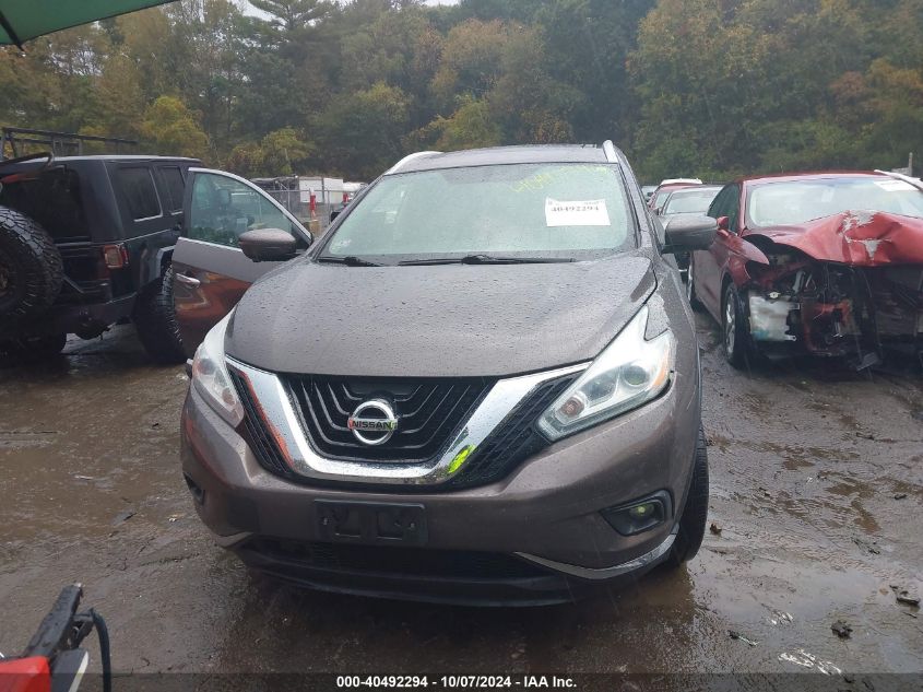 5N1AZ2MH5HN196453 2017 Nissan Murano Sl