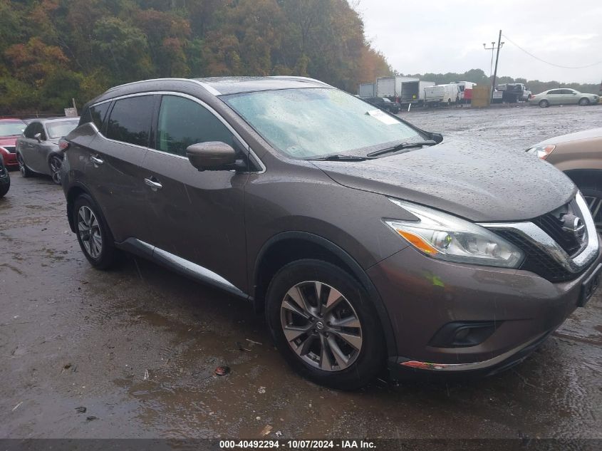 5N1AZ2MH5HN196453 2017 Nissan Murano Sl