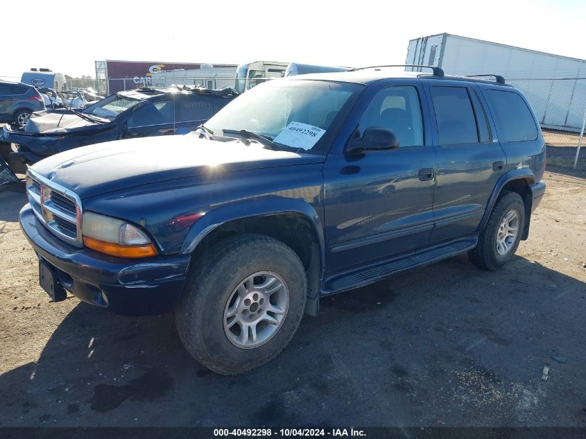 1B4HS48N82F120338 2002 Dodge Durango Slt